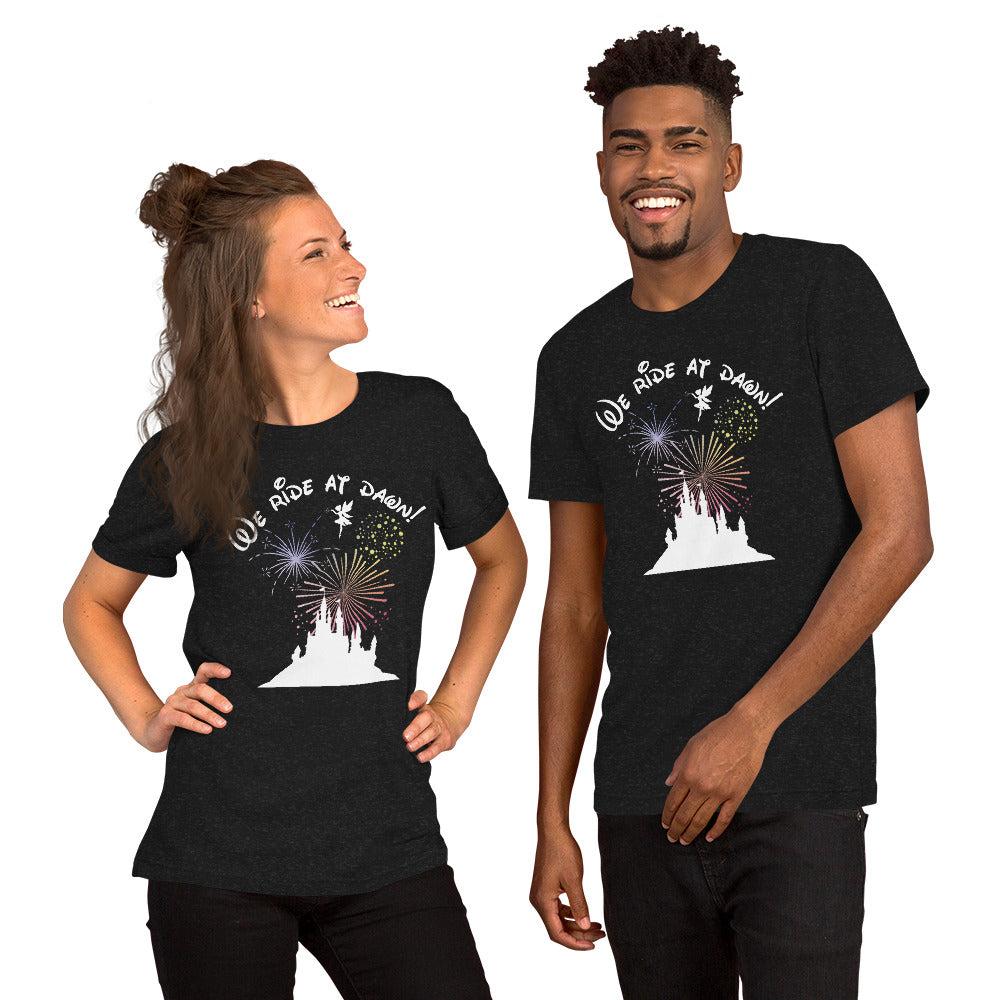 We Ride at Dawn Funny Disney inspired Unisex t-shirt